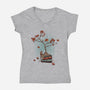 Re-Bound-womens v-neck tee-jun087