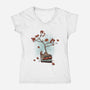 Re-Bound-womens v-neck tee-jun087