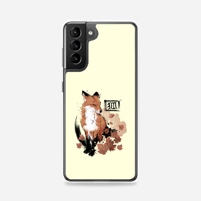 Red Fox-samsung snap phone case-xMorfina