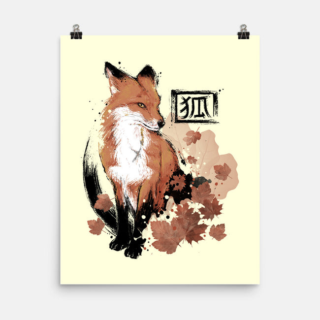 Red Fox-none matte poster-xMorfina