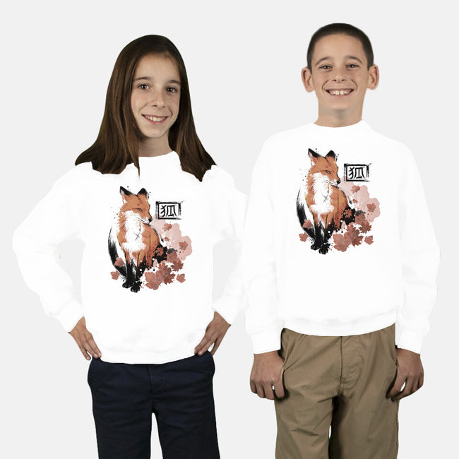 Red Fox-youth crew neck sweatshirt-xMorfina
