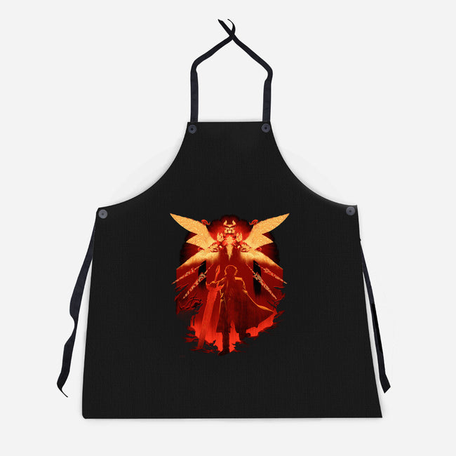 Red Hunter-unisex kitchen apron-max58