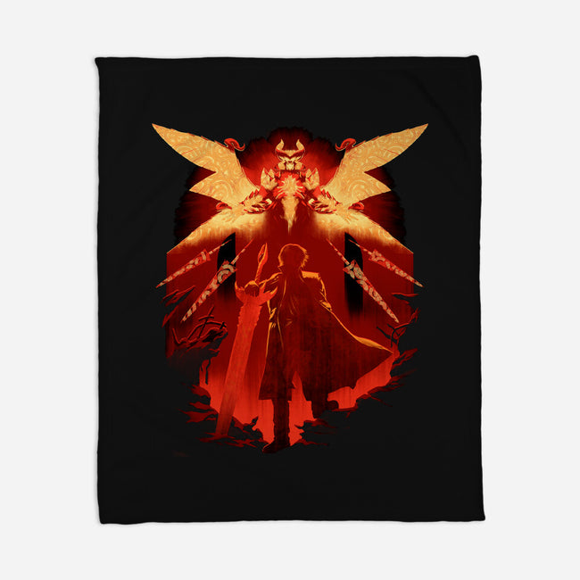 Red Hunter-none fleece blanket-max58