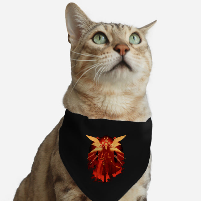 Red Hunter-cat adjustable pet collar-max58