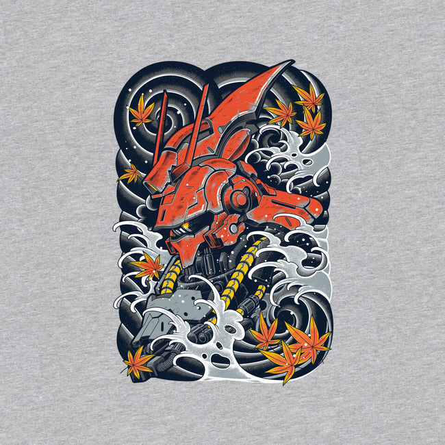 Red Mecha Ink-womens v-neck tee-Snapnfit