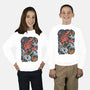 Red Mecha Ink-youth crew neck sweatshirt-Snapnfit
