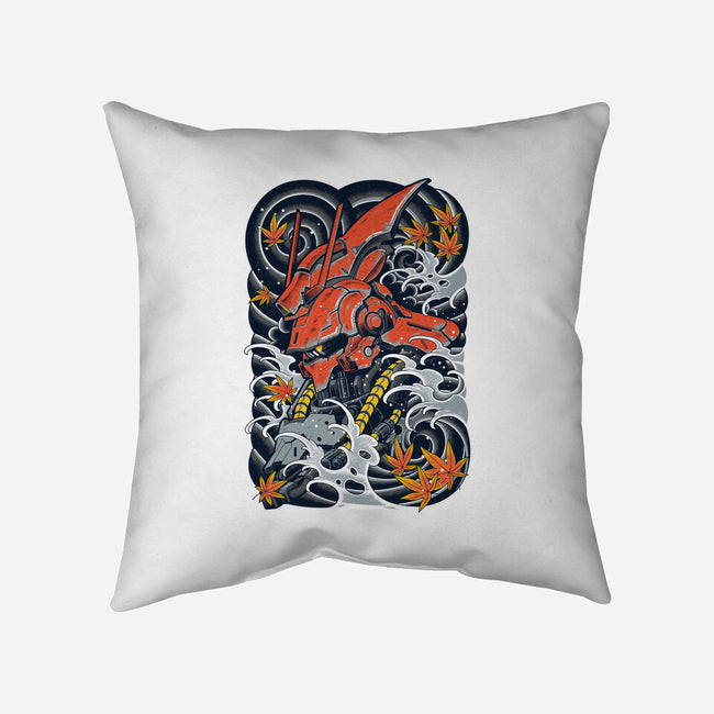 Red Mecha Ink-none removable cover w insert throw pillow-Snapnfit