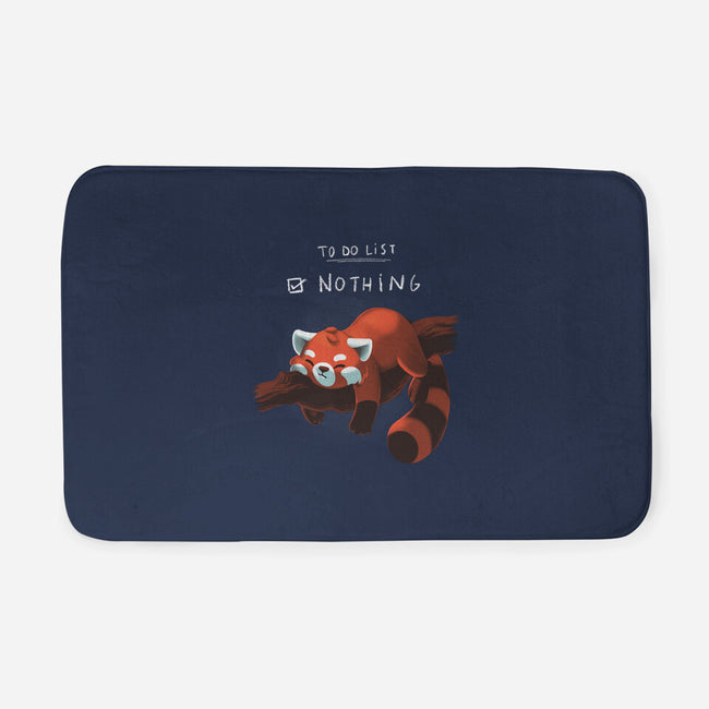 Red Panda Day-none memory foam bath mat-BlancaVidal