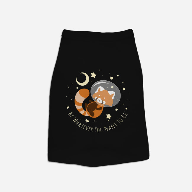 Red Panda Dream-dog basic pet tank-ChocolateRaisinFury