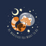 Red Panda Dream-dog basic pet tank-ChocolateRaisinFury