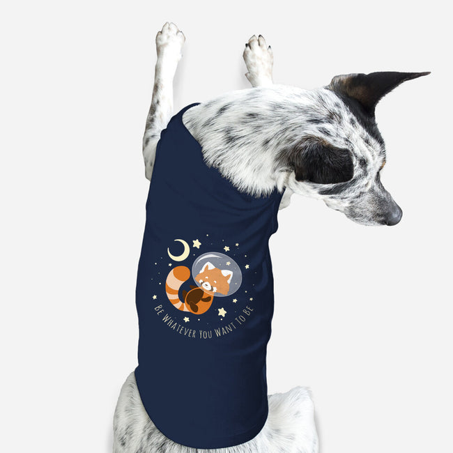 Red Panda Dream-dog basic pet tank-ChocolateRaisinFury