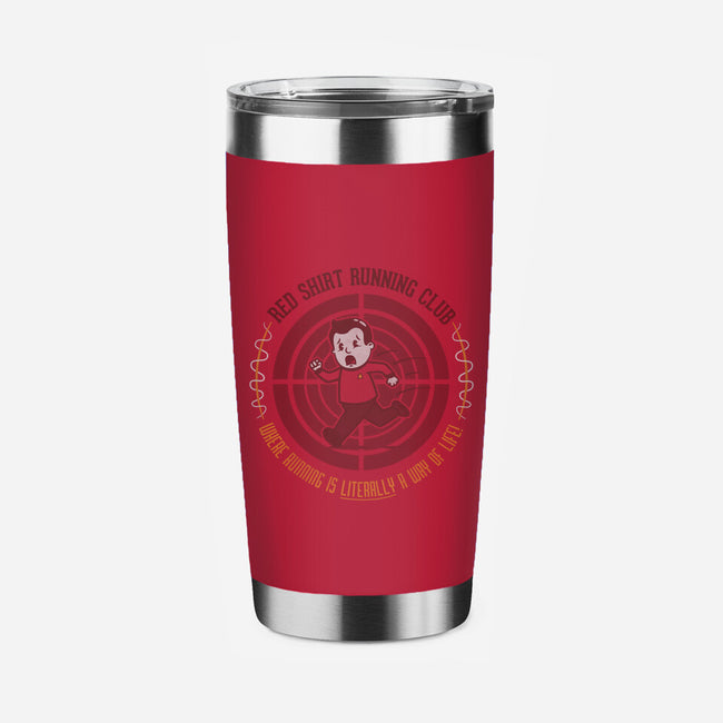 Red Shirt Running Club-none stainless steel tumbler drinkware-Beware_1984