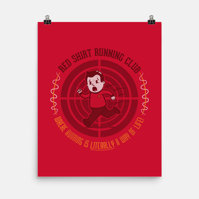 Red Shirt Running Club-none matte poster-Beware_1984