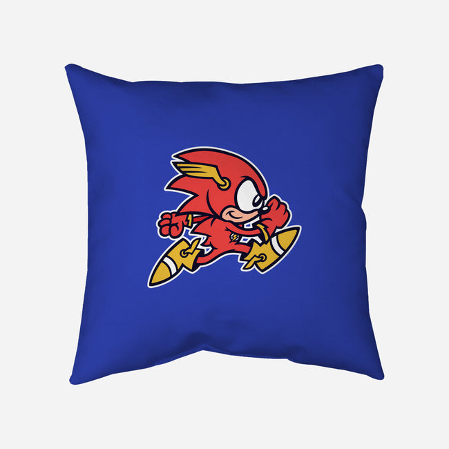 Red Streak-none removable cover w insert throw pillow-WanderingBert