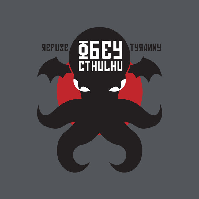 Refuse Tyranny, Obey Cthulhu-unisex basic tee-Retro Review