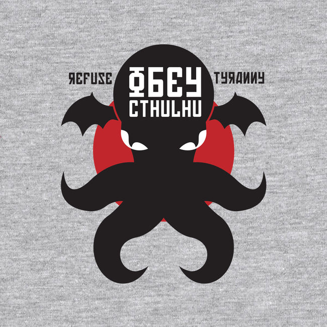 Refuse Tyranny, Obey Cthulhu-youth pullover sweatshirt-Retro Review
