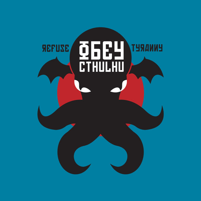 Refuse Tyranny, Obey Cthulhu-womens basic tee-Retro Review