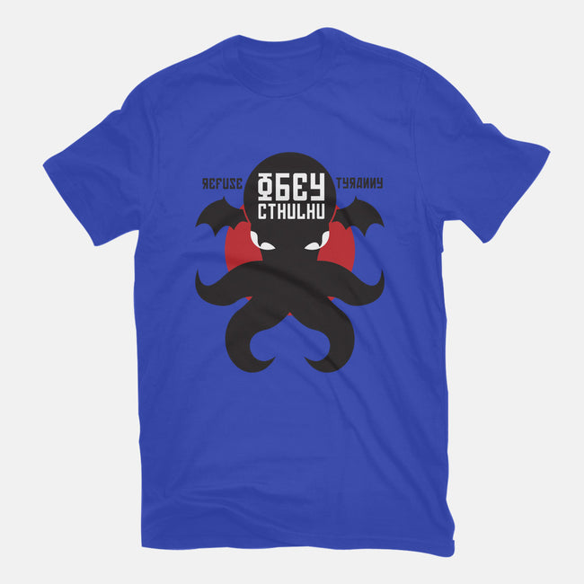 Refuse Tyranny, Obey Cthulhu-mens heavyweight tee-Retro Review