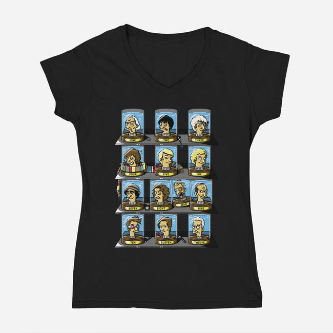 Regen-O-Rama-womens v-neck tee-CoD Designs