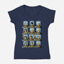 Regen-O-Rama-womens v-neck tee-CoD Designs