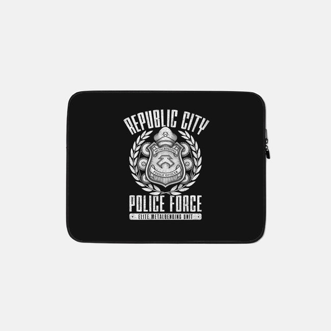 Republic City Police Force-none zippered laptop sleeve-adho1982