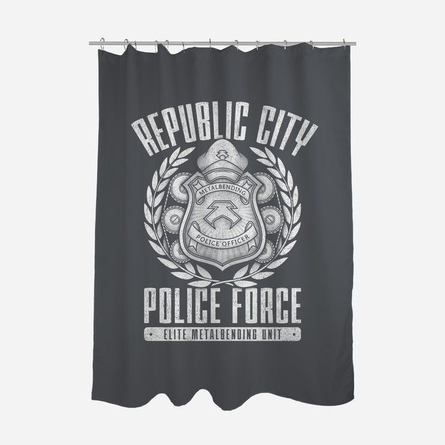 Republic City Police Force-none polyester shower curtain-adho1982