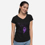 Rest in Purple-womens v-neck tee-CappO