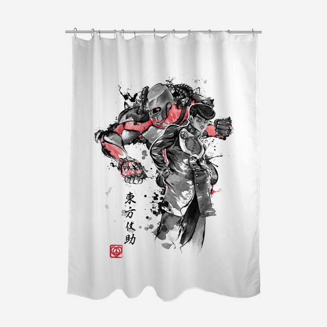 Restoration and Regeneration-none polyester shower curtain-DrMonekers