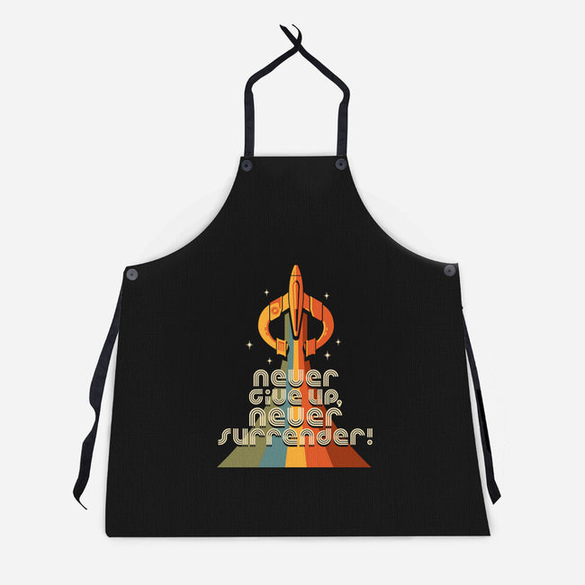 Retro Quest-unisex kitchen apron-DeepFriedArt