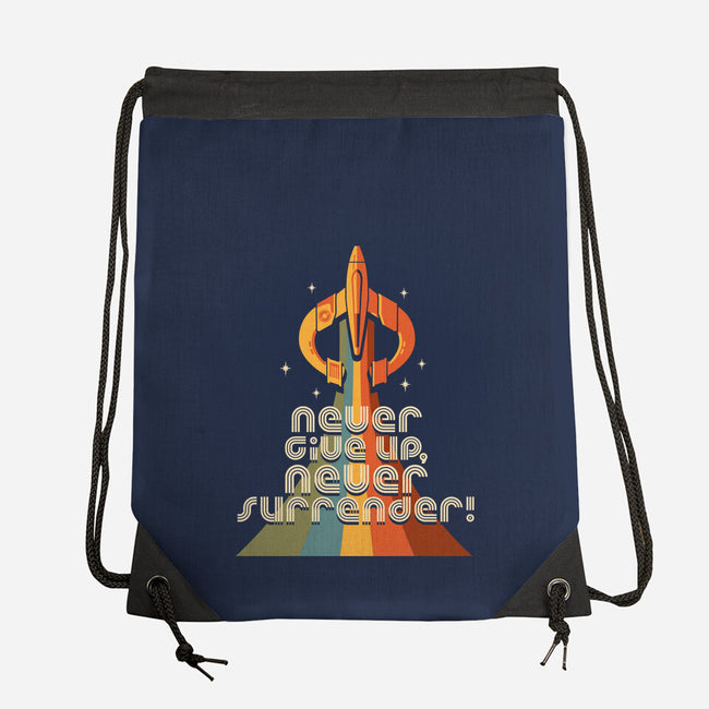 Retro Quest-none drawstring bag-DeepFriedArt
