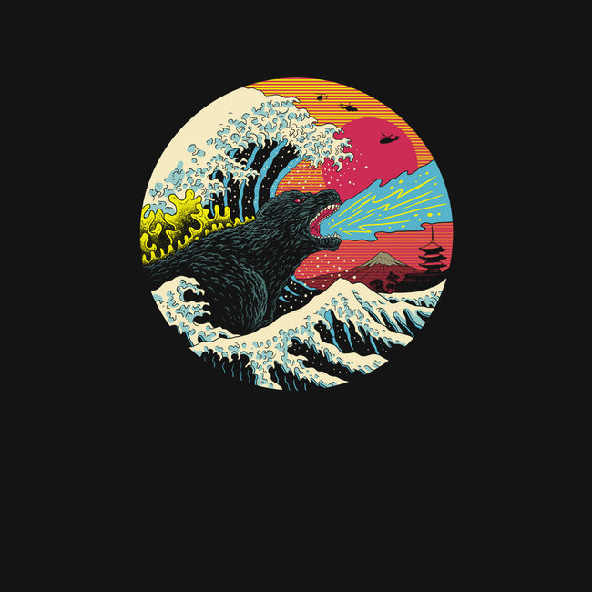 Retro Wave Kaiju-youth pullover sweatshirt-vp021