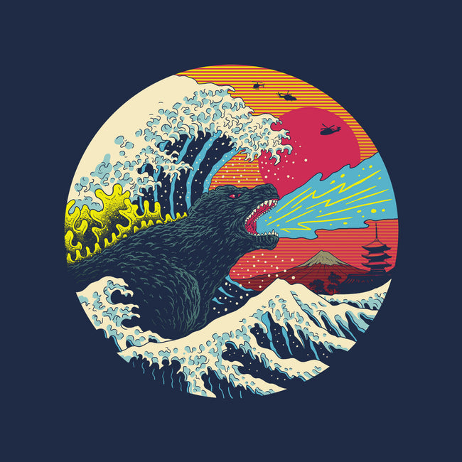 Retro Wave Kaiju-baby basic tee-vp021