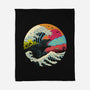 Retro Wave Kaiju-none fleece blanket-vp021