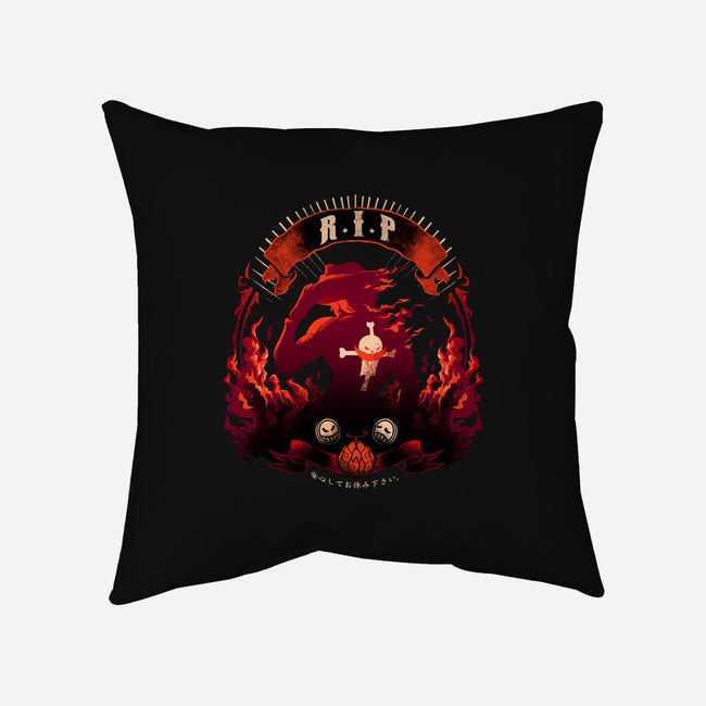 RIP-none non-removable cover w insert throw pillow-yumie