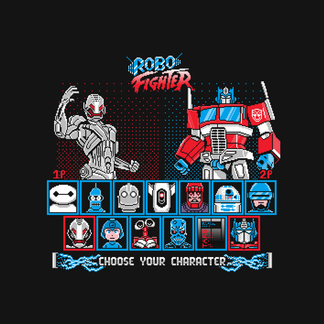 Robo Fighter-unisex basic tee-LavaLampTee