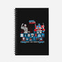 Robo Fighter-none dot grid notebook-LavaLampTee