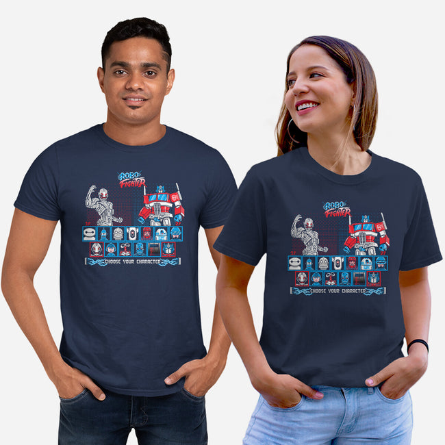 Robo Fighter-unisex basic tee-LavaLampTee