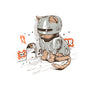 Robocat-mens heavyweight tee-gloopz