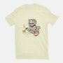 Robocat-mens heavyweight tee-gloopz