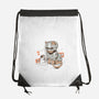 Robocat-none drawstring bag-gloopz