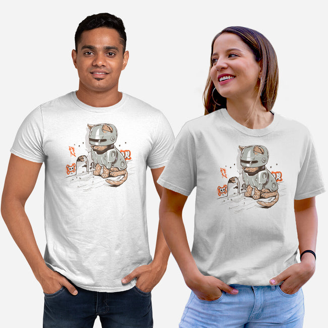 Robocat-unisex basic tee-gloopz