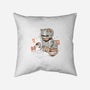 Robocat-none removable cover w insert throw pillow-gloopz