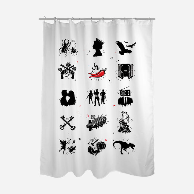 Rock Bands-none polyester shower curtain-Gamma-Ray