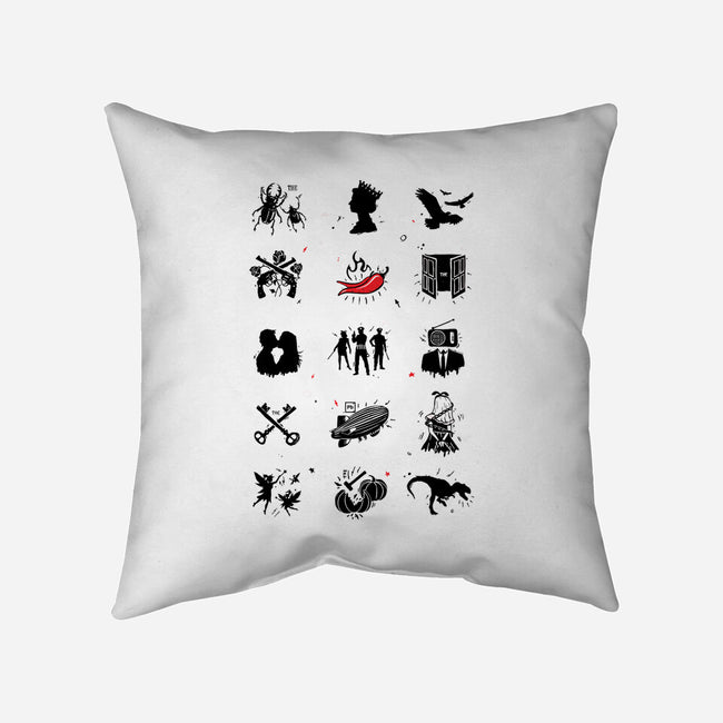 Rock Bands-none non-removable cover w insert throw pillow-Gamma-Ray