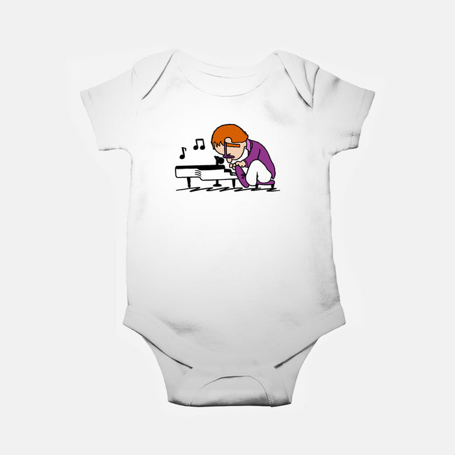 Rocket Kid!-baby basic onesie-Raffiti