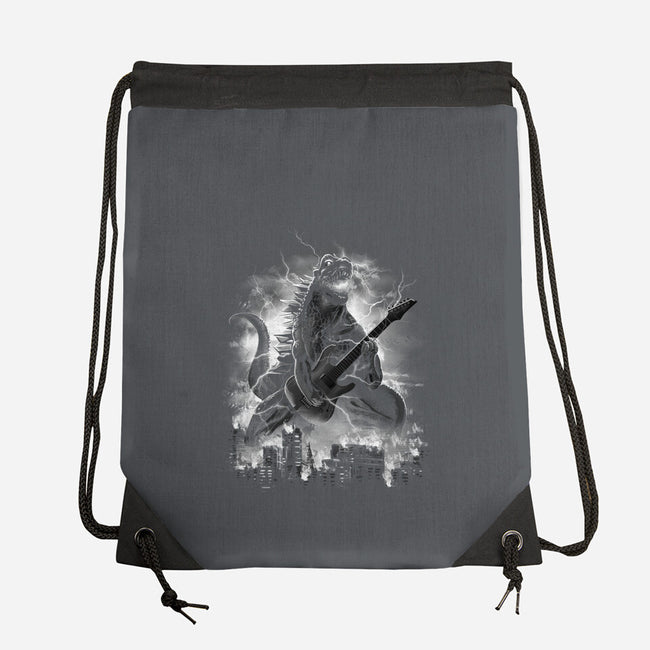 Rockzilla-none drawstring bag-dandingeroz
