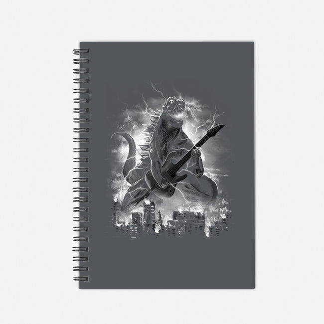 Rockzilla-none dot grid notebook-dandingeroz