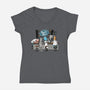 Roger's Place-womens v-neck tee-ducfrench