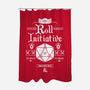 Roll Initiative-none polyester shower curtain-TeeKetch