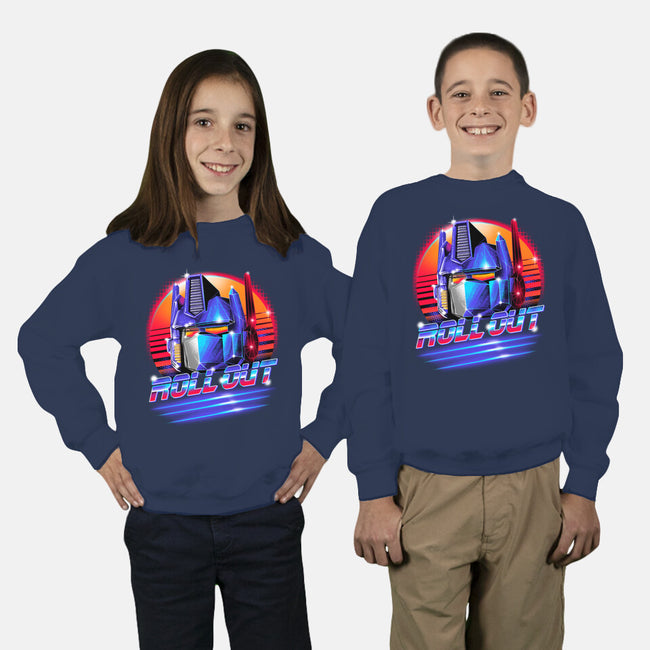 Roll Out-youth crew neck sweatshirt-vp021